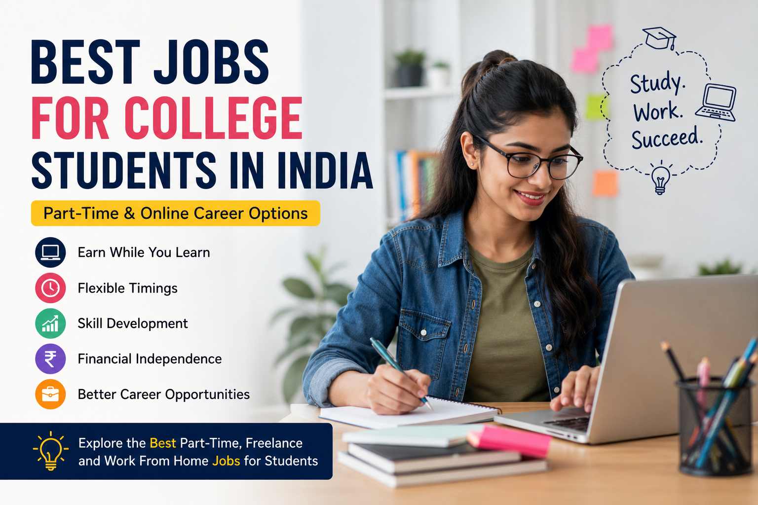 jobs for college students india